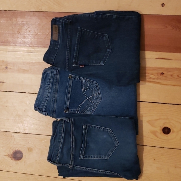 Levi's Denim - 3 pairs of size 4 (xs) blue denim jeans Levi's Maurices Faded Glory